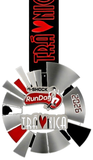 Medaila G-SHOCK RunDay Trávnica